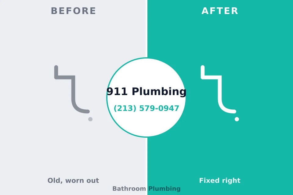 Before and after: plumbing company Sunnyside, WA